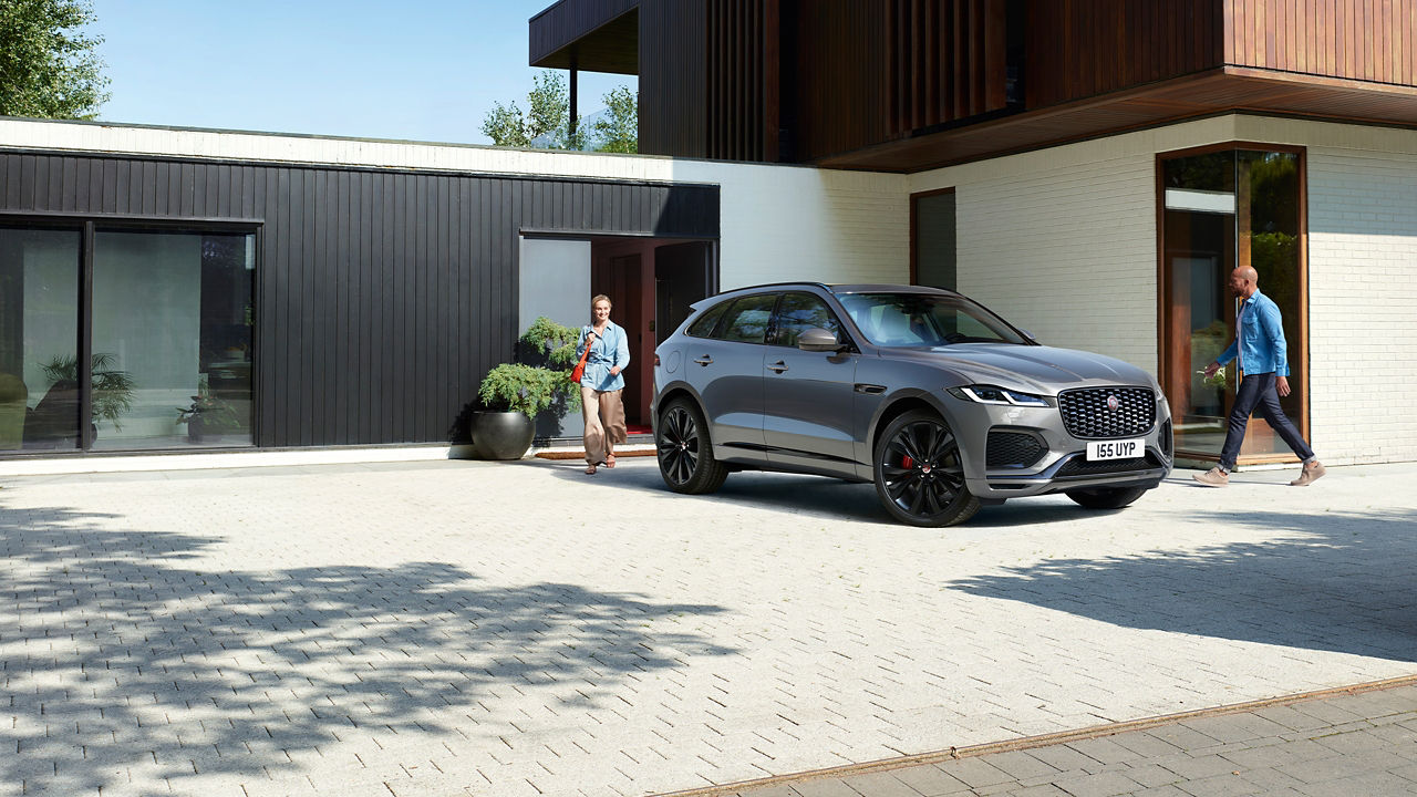 Parked Jaguar F-Pace 