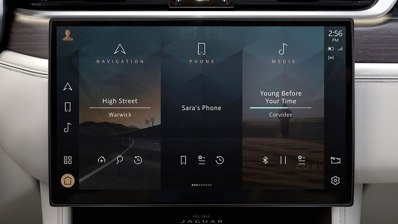 Jaguar F-Pace infotainment features