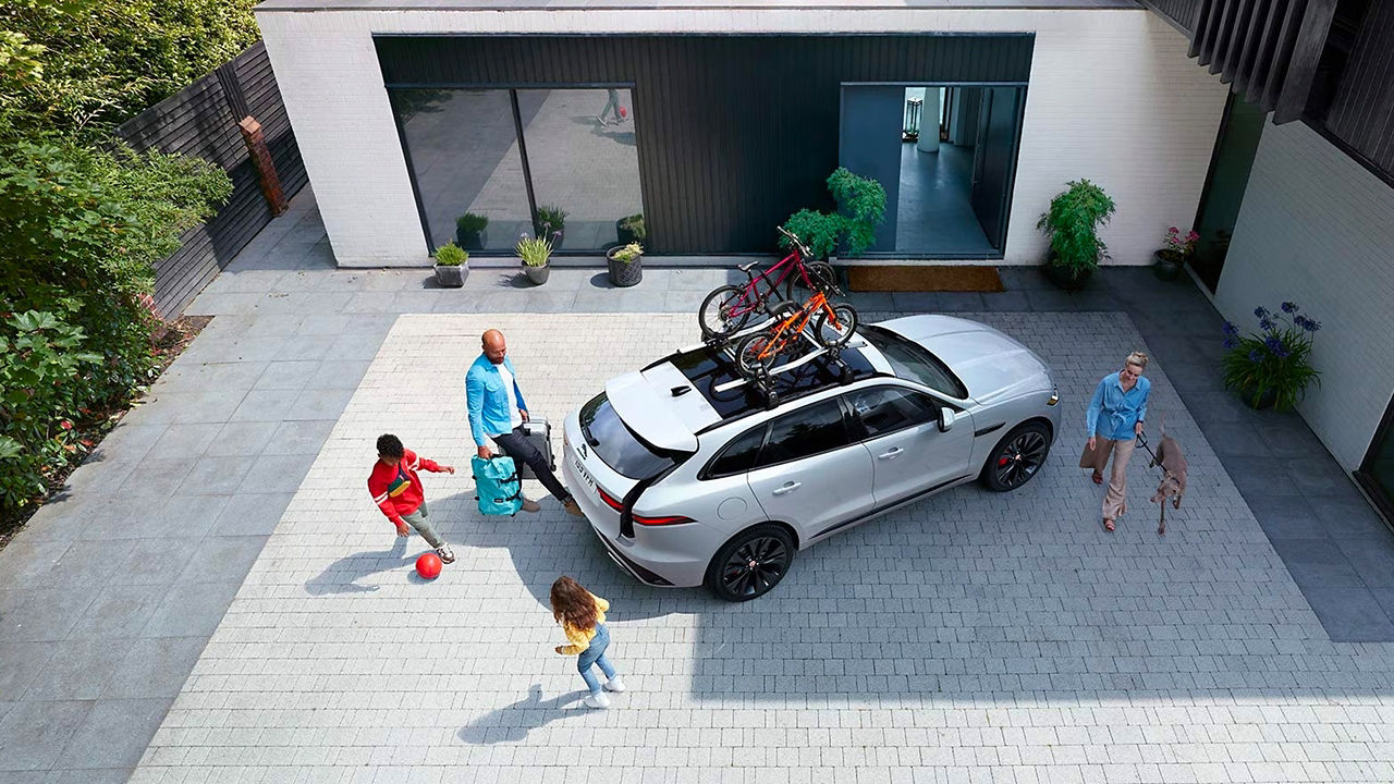 Jaguar F-Pace With Family Picnic