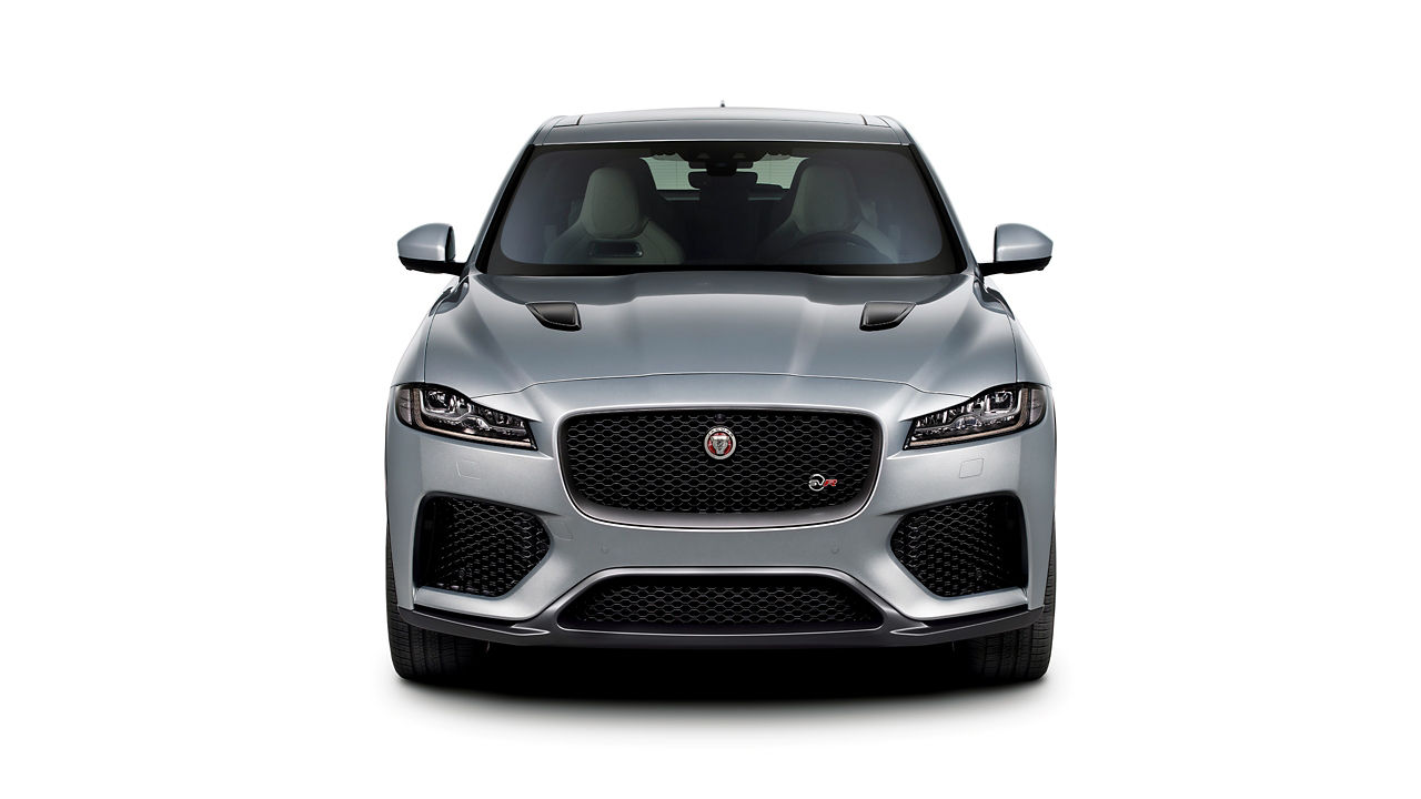 Jaguar F-PACE SVR model Front Profile