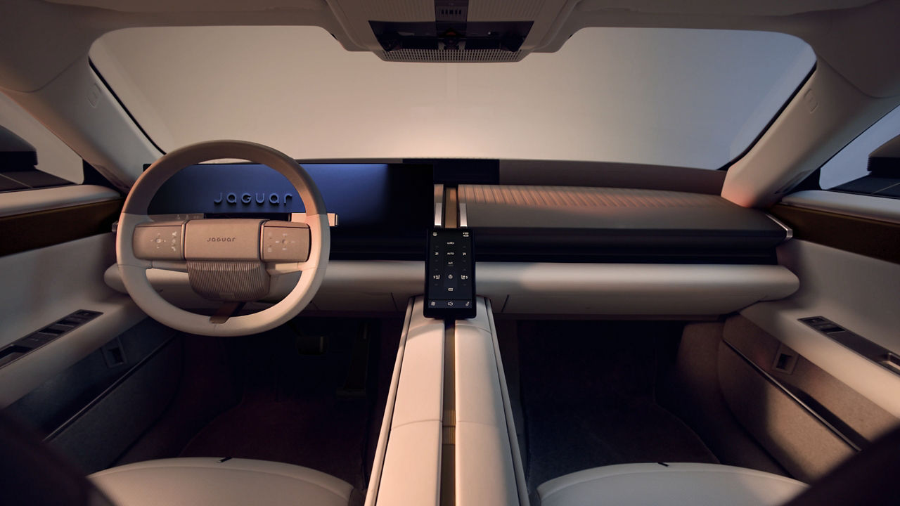 Jaguar interior dashboard