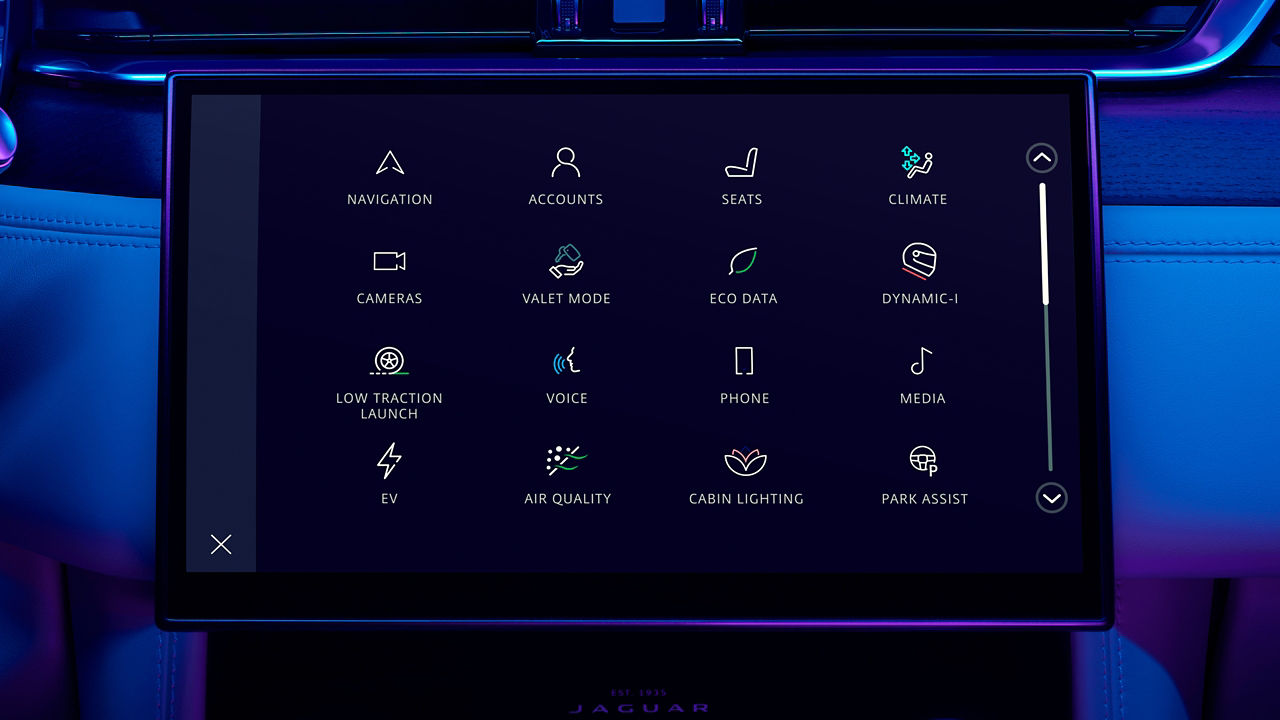 JDX car screen display