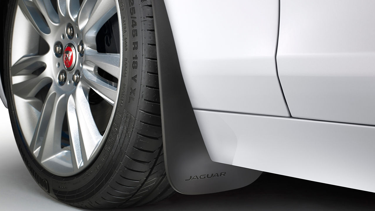 Close View of  Jaguar XE Tyre