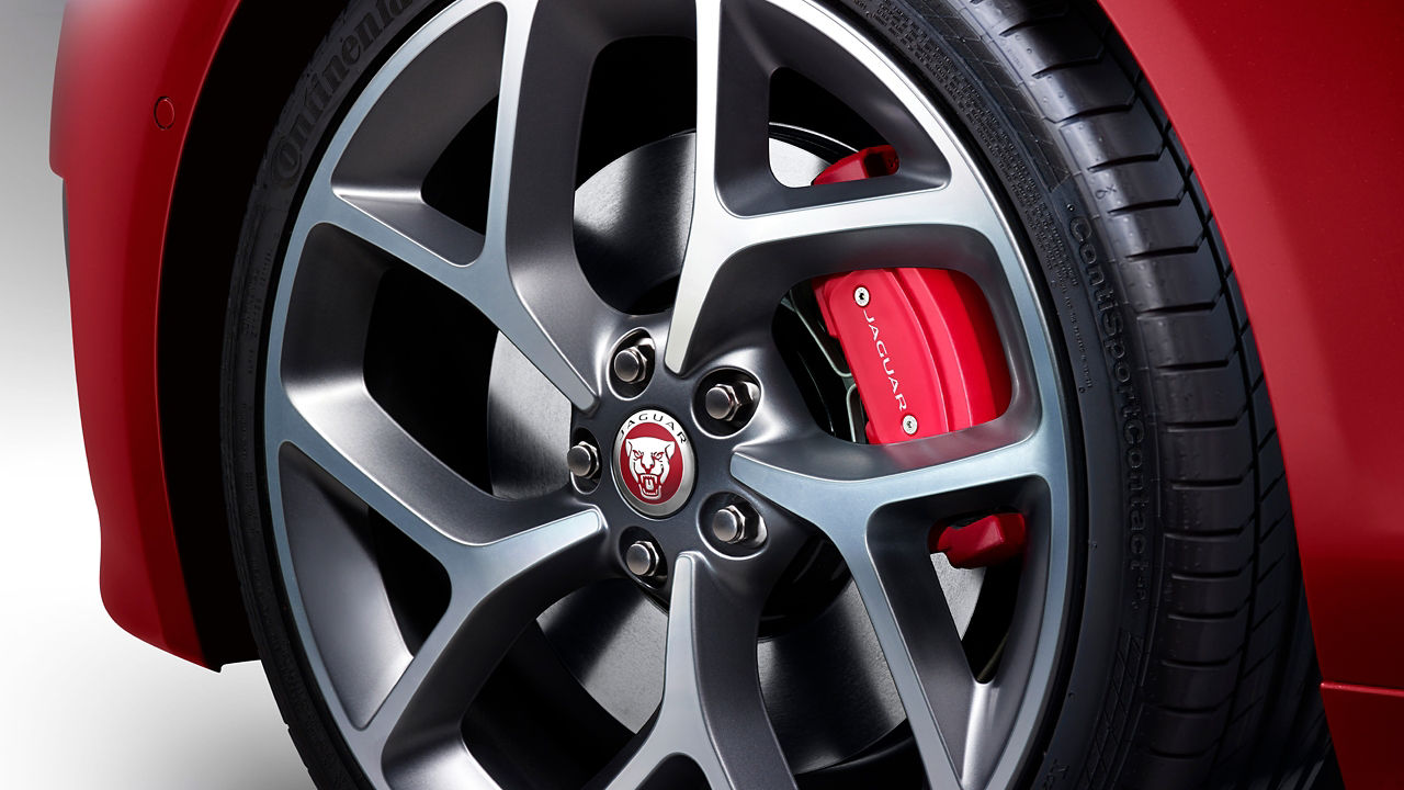 Jaguar XE Close View of Tyre