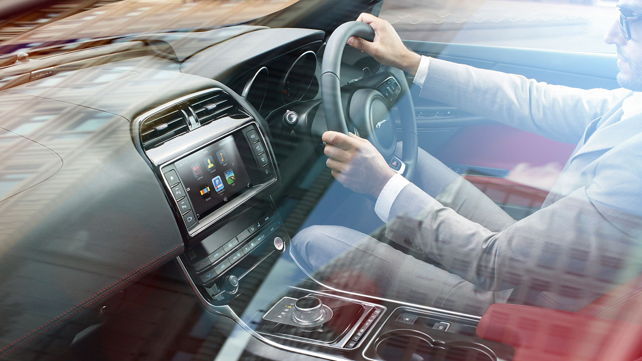 Jaguar XE Close View of Interior