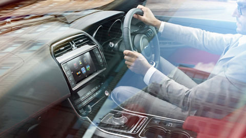 Jaguar XE Close View of Interior