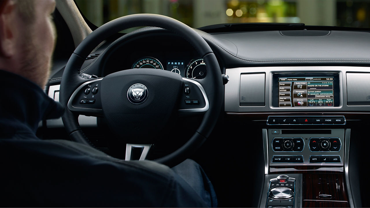 Jaguar XFS Close view of Interior