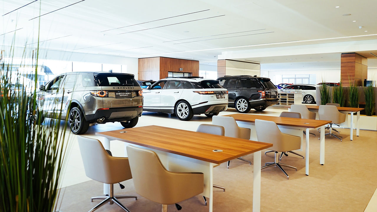 Landrover And Jaguar Showroom