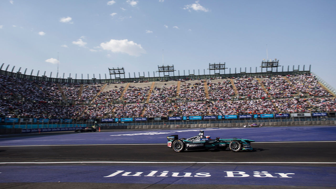 Jaguar Racing Car on Tracker 