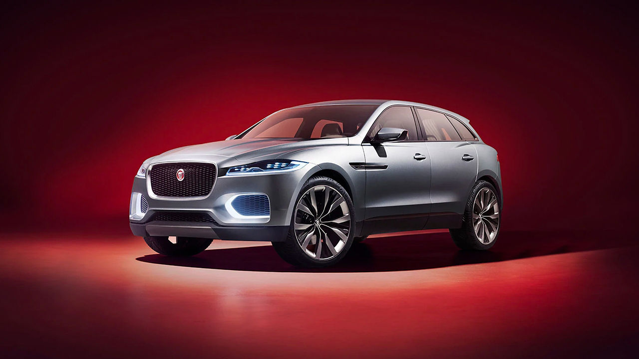 Jaguar F-Pace Front side profile