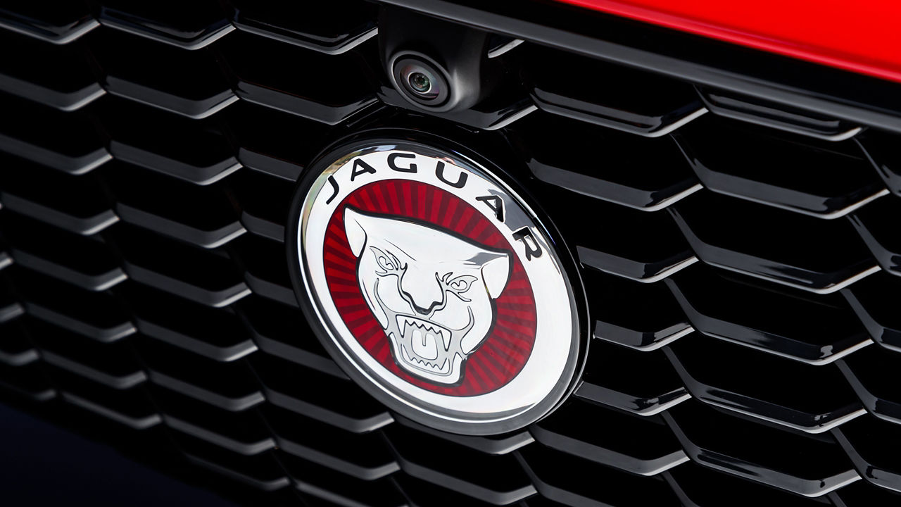 Close-up View of  Grill of Jaguar XE