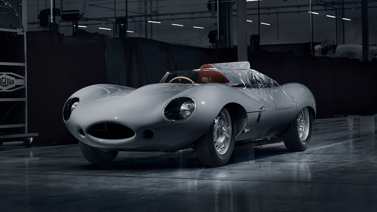 Jaguar classic D-Type model