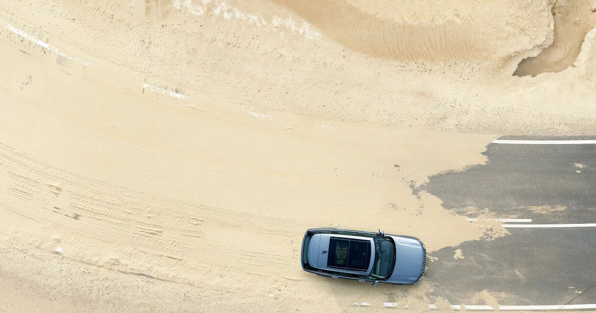 Range Rover top view