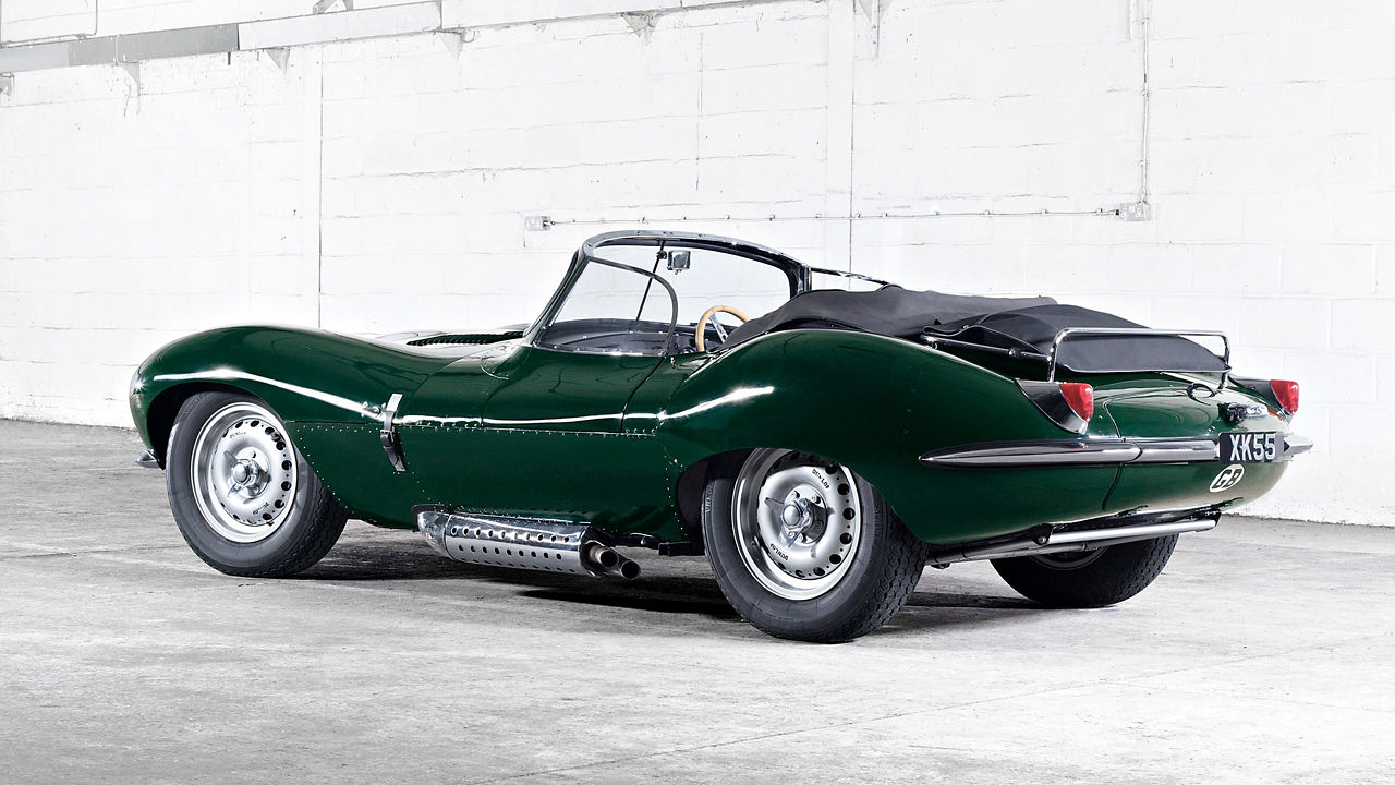 Jaguar XKSS classic model left side profile